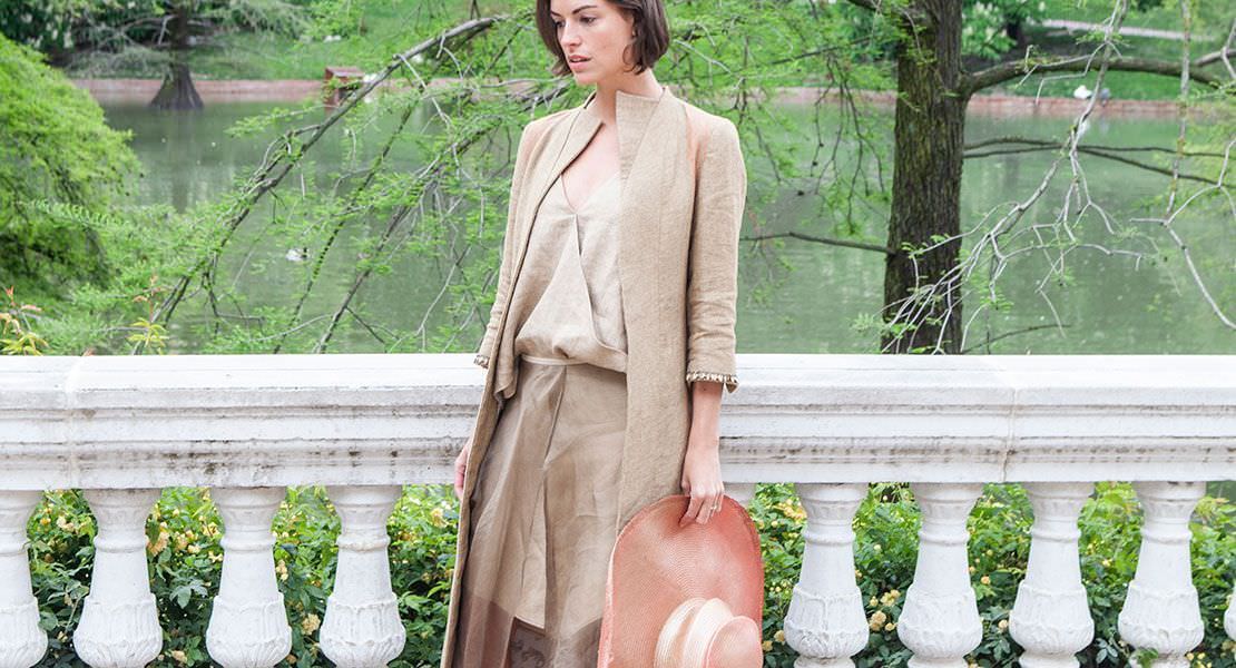 look en tonos tierra
