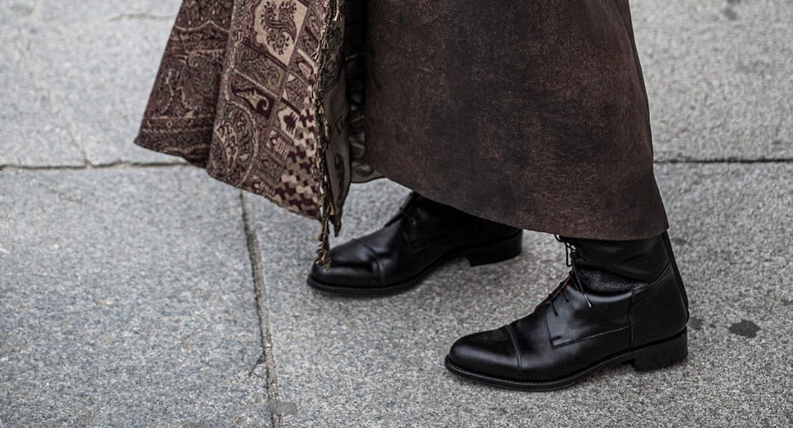 Vestidos largos con botas